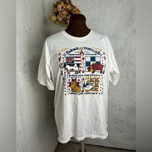 Vintage Style Cottagecore Farmcore Oversized Tee L/XL
